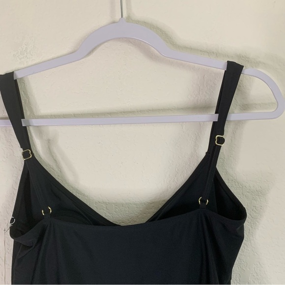 Summersalt Womens black cinch Tankini top swim 8 NEW - Picture 8 of 10